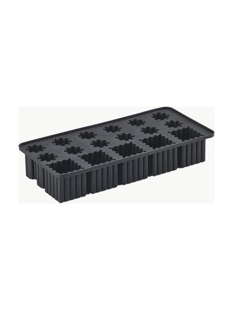 Vaschetta per cubetti di ghiaccio Singles, Silicone, Nero, Larg. 22 x Prof. 11 cm