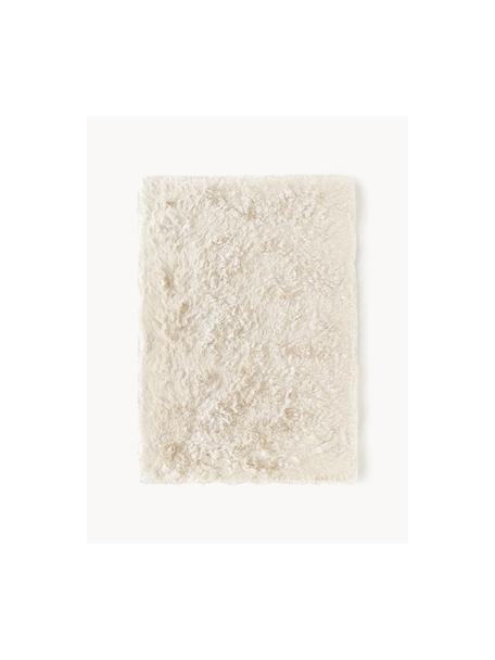 Glänzender Hochflor-Teppich Jimmy, Flor: 100% Polyester, Hellbeige, B 160 x L 230 cm (Größe M)