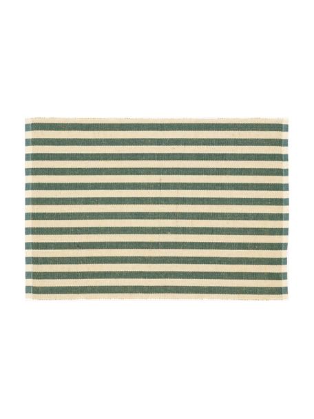 Sets de table Stiff, 2 pièces, 50 % coton, 50 % jute, Vert, larg. 35 x long. 50 cm