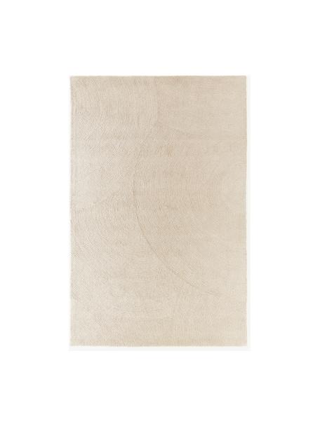 Ręcznie tuftowany dywan z krótkim włosiem Eleni, 100% poliester, Beżowy, S 200 x D 300 cm (Rozmiar L)