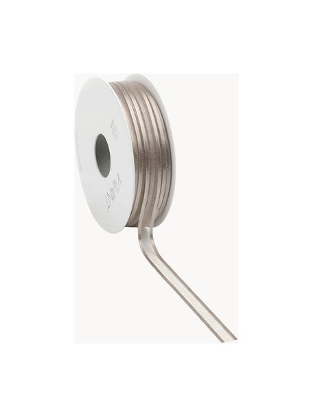 Geschenkband Pregia, Nylon, Silberfarben, B 1 x L 5000 cm