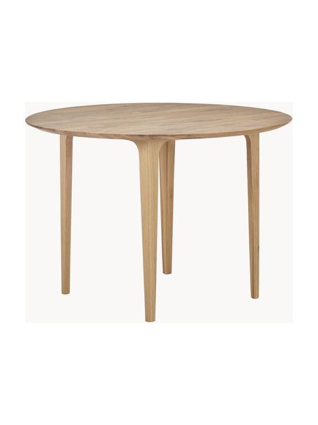 Kulatý jídelní stůl z masivního dubového dřeva Archie, Ø 110 cm, Masivní dubové dřevo, olejované
100 % FSC dřevo z udržitelného lesnictví, Dubové dřevo, Ø 110 cm