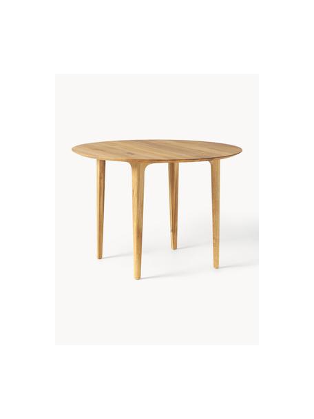 Okrúhly jedálensky stôl z dubového dreva Archie, Ø 110, Masívne dubové drevo, ošetrené olejom
100% FSC drevo z udržateľného lesného hospodárstva, Dubové drevo, Ø 110 cm