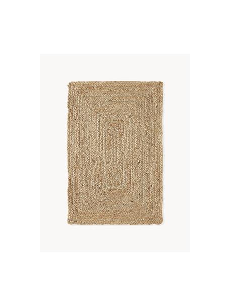 Handgefertigter Jute-Teppich Sharmila, 100 % Jute, Braun, B 60 x L 90 cm (Grösse XXS)