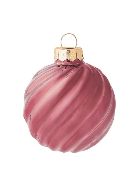 Palline di Natale Gabriela Ø 6 cm, 3 pz, Vetro, Rosa, Ø 6 cm