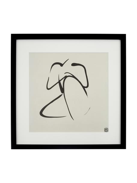 Ingelijste digitale print Akt Lady III, Lijst: kunststof, Akt Lady III, B 40 x H 40 cm