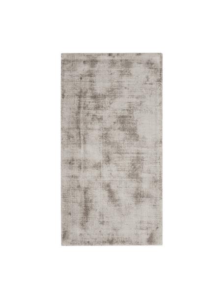 Ručne tkaný koberec z viskózy Jane, Hnedosivá, Š 80 x D 150 cm (veľkosť XS)