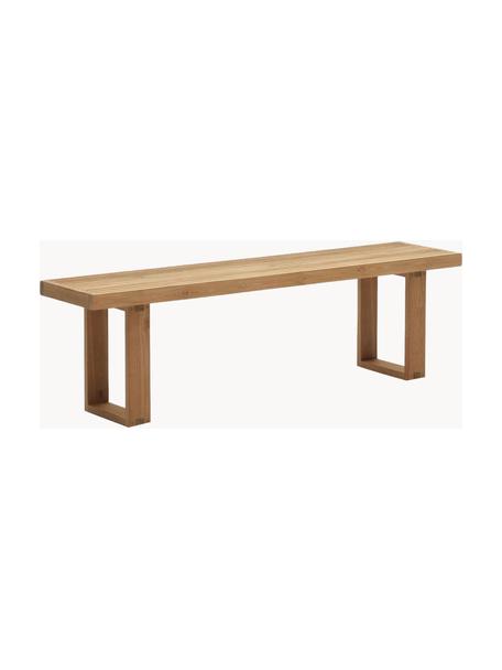 Banc de jardin en bois de teck Canadell, 100 % bois de teck, Bois de teck, larg. 170 x haut. 46 cm