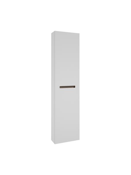 Armadietto bagno alto Senso, larg. 42 cm, Truciolato, MDF, 4 ripiani in vetro, Bianco, Larg. 42 x Alt. 170 cm