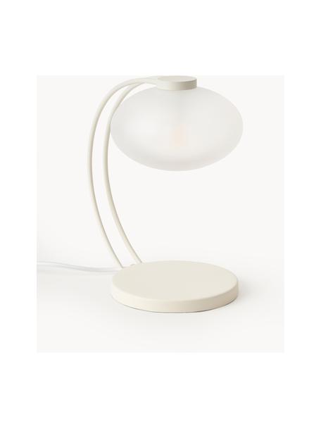 Petite lampe à poser Fay, Blanc crème, larg. 15 x haut. 25 cm