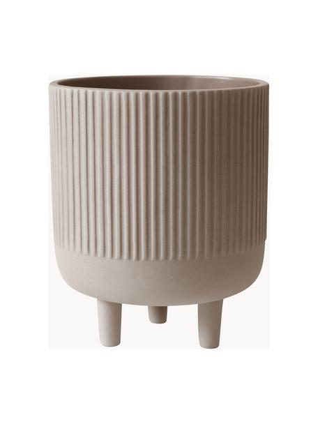 Plantenpot Shadow, Terracotta, Beige, Ø 18 x H 22 cm