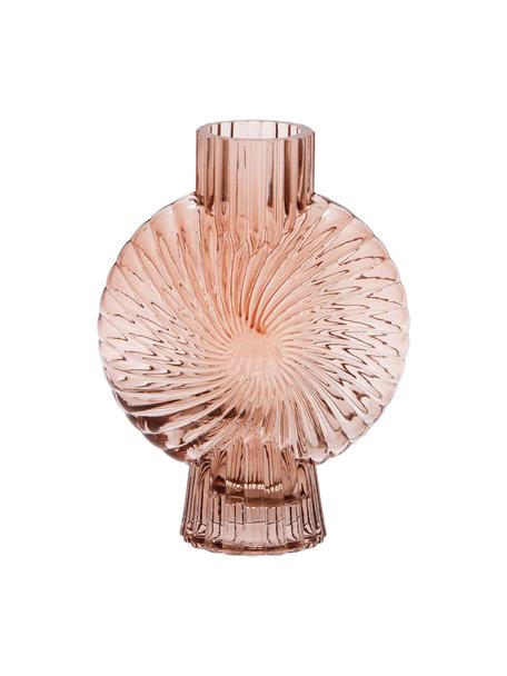 Grand vase verre brun Galaxy, Verre, Brun clair, transparent, larg. 19 x haut. 25 cm