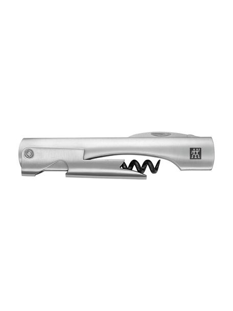 Abridor de corchos camarero de acero inoxidable Sommelier, Acero inoxidable, Plateado mate, An 8 x Al 3 cm