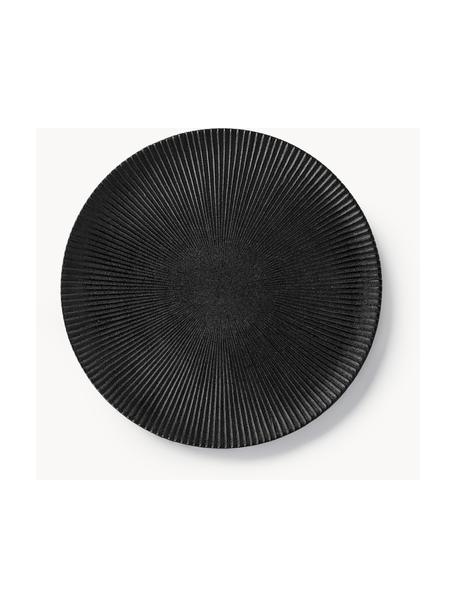 Dessous-de-plat Neri, Grès cérame, Noir, mat, Ø 29 cm