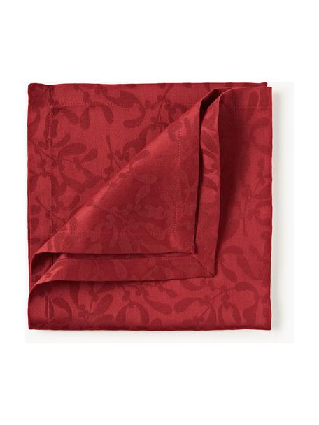 Serviettes en textile avec motif hivernal Hollyn, 4 pièces, 100 % coton

Le matériau est certifié STANDARD 100 OEKO-TEX®, 2534CIT, CITEVE, Rouge, larg. 45 x long. 45 cm