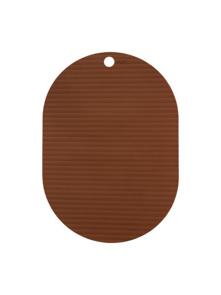 Tovaglietta americana color caramello Ribbo 2 pz, Silicone, Caramello, Larg. 33 x Lung. 46 cm
