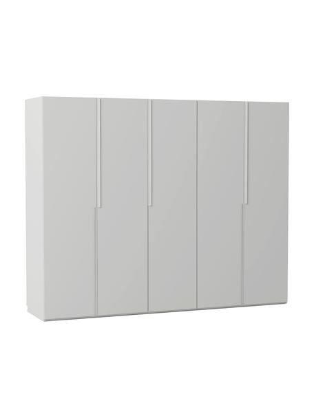 Modulární skříň s otočnými dveřmi Leon, šířka 250 cm, více variant, Šedá, Interiér Basic, Š 250 x V 200 cm