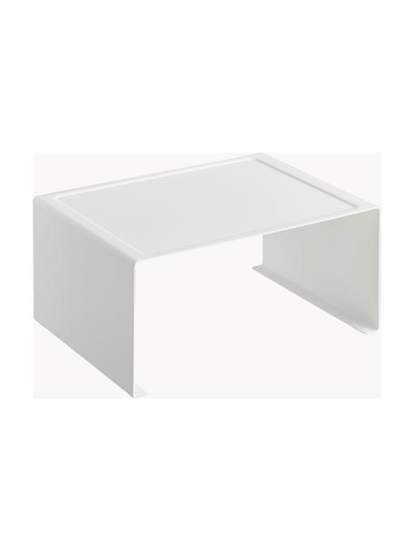 Étagère de rangement de cuisine Tower, Acier, revêtement par poudre, Blanc, mat, larg. 31 x haut. 14 cm