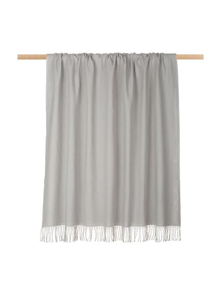 Bavlnená deka so strapcami Madison, 100 %  bavlna, Svetlosivá, Š 140 x D 170 cm