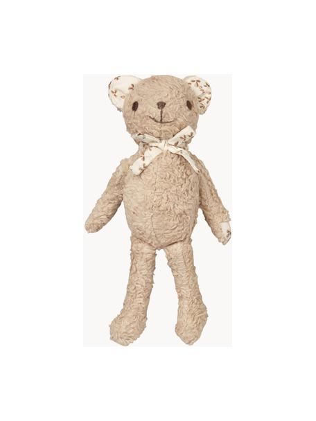 Peluche orsetto in Bio cotone Teddy, Rivestimento: 100% cotone organico, cer, Tonalità beige, Larg. 10 x Alt. 27 cm