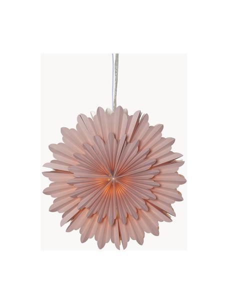 Deko-Stern Crystal, Papier, Rosa, Ø 50 cm