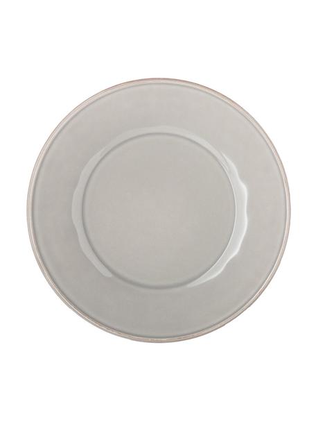 Assiette plate maison de campagne Constance, 2 pièces, Grès cérame, Gris clair, Ø 29 cm