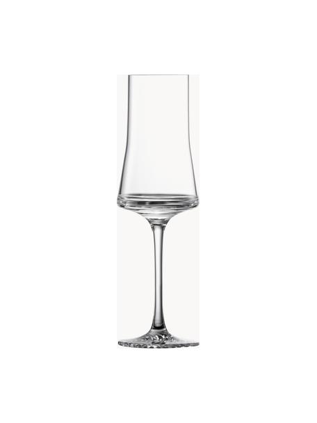 Copas tulipa de champán de cristal Echo, 4 uds., Cristal Tritan, Transparente, Ø 6 x Al 19 cm, 140 ml
