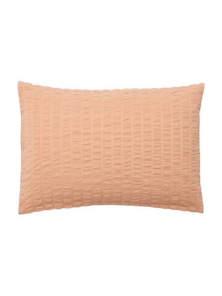 Taies d'oreiller en coton Esme, 2 pièces, Terracotta, larg. 50 x long. 70 cm