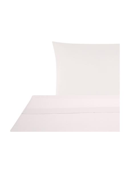 Set lenzuola rosa in raso di cotone Comfort, Tessuto: raso Densità del filo 250, Rosa, 150 x 300 cm + 1 federa 50 x 80 cm