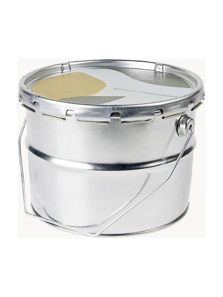 Vela artesanal de exterior Lyss, Parafina, Plateado, Ø 18 x Al 14 cm