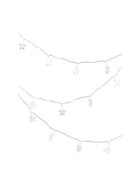 Ghirlanda luminosa LED da esterno Bianca, 450 cm, 16 lanterne, Plastica, Trasparente, Larg. 450 x Alt. 5 cm