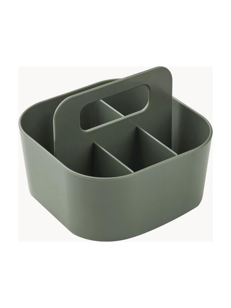 Skladovací box May, >30 % recyklovaná umělá hmota, Šalvějově zelená, Š 17 cm, V 14 cm