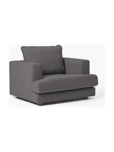 Sessel Tribeca, Bezug: 100 % Polyester Der hochw, Gestell: Massives Kiefernholz, Webstoff Grautöne, B 110 x T 96 cm