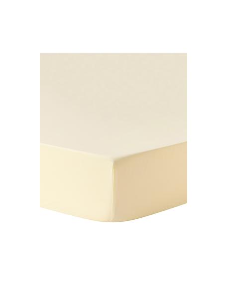 Elastická plachta na topper matrac Elsie, Žltá, Š 90 x D 200 cm, V 15 cm