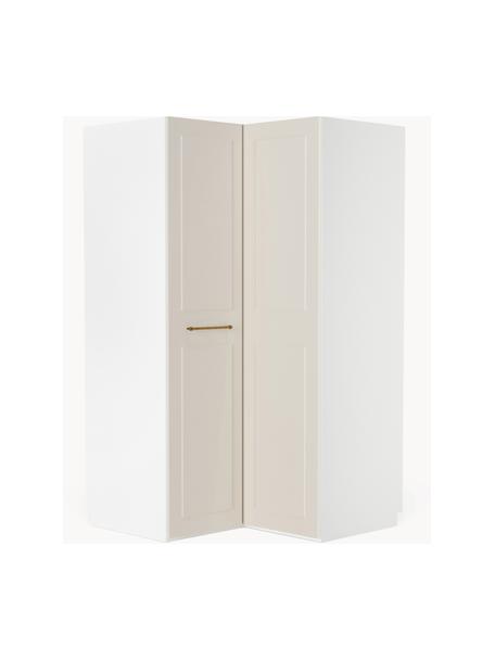 Armoire d'angle modulaire Charlotte, larg. 115 cm, Beige, Module d'angle : larg. 115 x haut. 200 cm