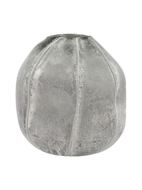 Vaso in vetro grigio in forma organica Sigt, Vetro, Grigio, Ø 25 x Alt. 27 cm