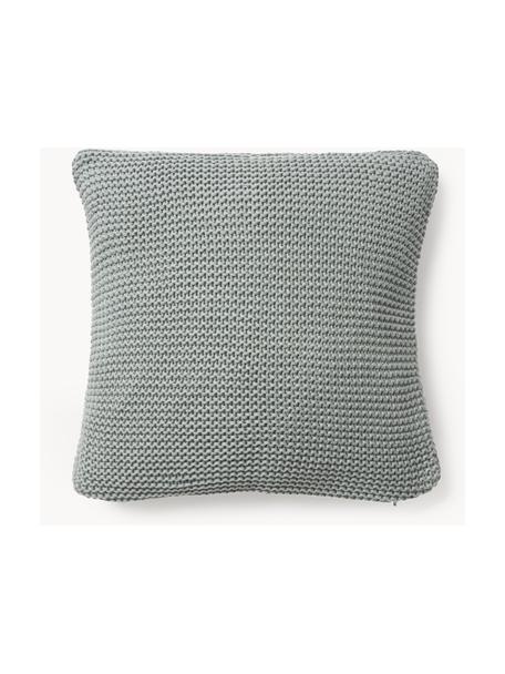 Housse de coussin en tricot de coton bio Adalyn, 100 % coton bio, certifié GOTS

Le matériau est certifié STANDARD 100 OEKO-TEX®, 11.HIN.00050, HOHENSTEIN HTTI, Vert sauge, larg. 50 x long. 50 cm