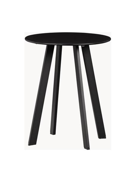 Table d'appoint de jardin Fer, Métal, enduit, Noir, Ø 40 x haut. 49 cm