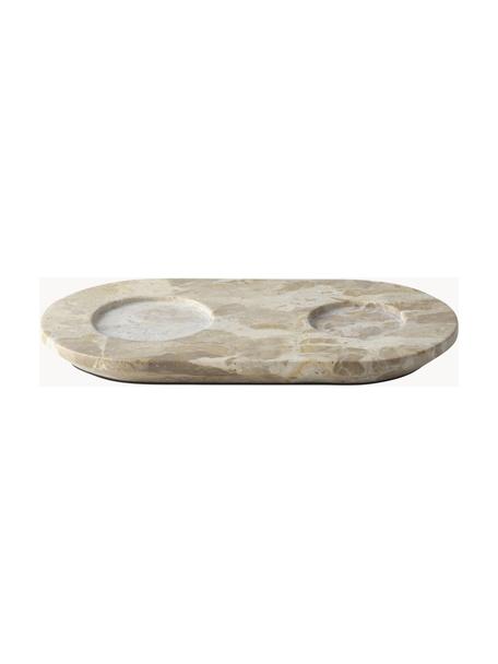 Mramorová miska na mydlo Marble, Mramor, Béžová, mramorovaná, Š 14 x D 26 cm