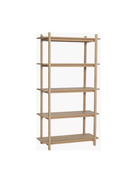 Étagère en bois de chêne Epoch, Bois de chêne, certifié FSC, Bois de chêne, larg. 80 x haut. 150 cm