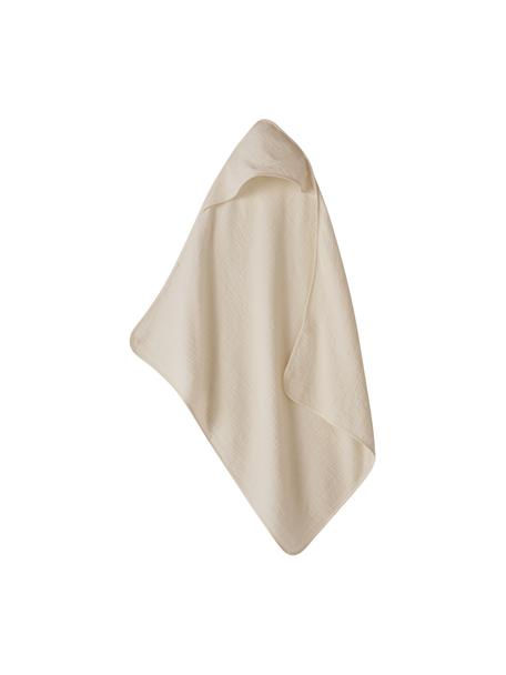 Detský uterák z bavlneného mušelínu Lilia Mini, 100 % bavlnený mušelín, Béžová, Š 70 x D 80 cm