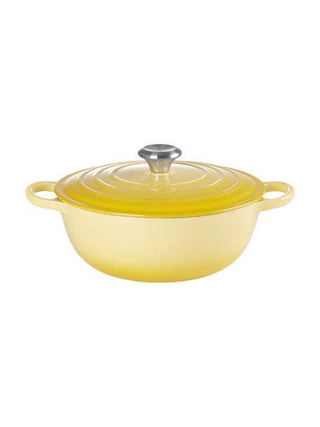 Casserole en fonte La Marmite Signature Collection, Fonte, émaillée, Tons jaunes, Ø 26 x haut. 14 cm