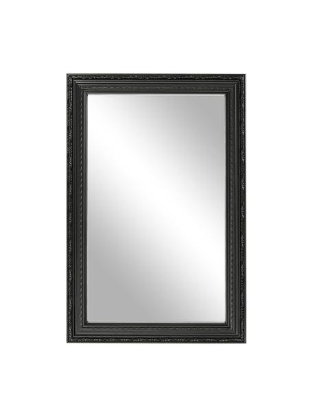 Barokní nástěnné zrcadlo Muriel, Černá, Š 40 cm, V 60 cm