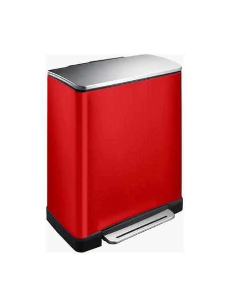 Abfalleimer Recycle E-Cube, 28 L + 18 L, Behälter: Stahl, Rot, B 50 x T 35 cm, 28 L + 18 L