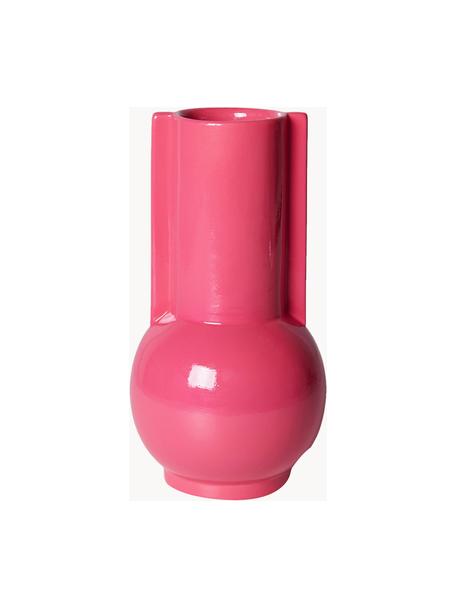 Design-Vase Rapunzel, H 20 cm, Keramik, Pink, Ø 11 x H 20 cm