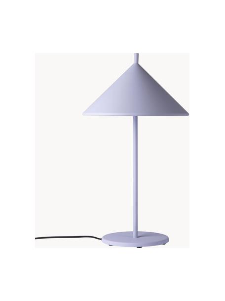 Lampada da tavolo Coby, Lampada: ferro rivestito, Lavanda, Ø 25 x Alt. 48 cm