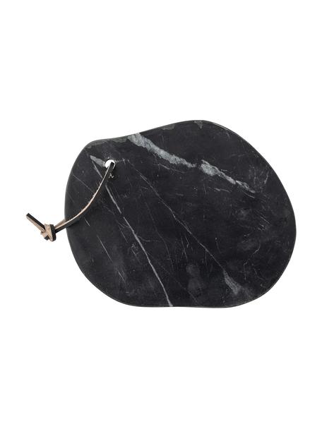 Planche à découper en marbre noir Daris, Marbre, Noir, larg. 23 x long. 21 cm