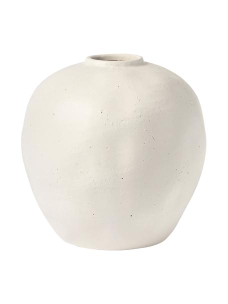 Vaso in gres Bruno, Gres, Bianco, Ø 26 x Alt. 26 cm