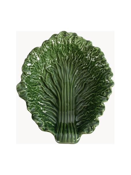 Ensaladera artesanal Veggie, Cerámica de gres, Verde oscuro, An 35 x F 30 cm