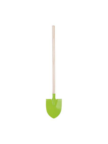 Łopatka dla dzieci Little Gardener, Drewno naturalne, metal powlekany, Zielony, beżowy, S 14 x W 81 cm